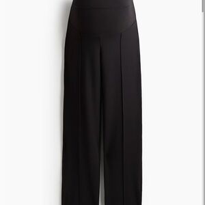 Maternity Black Women's Wide-Leg Pants